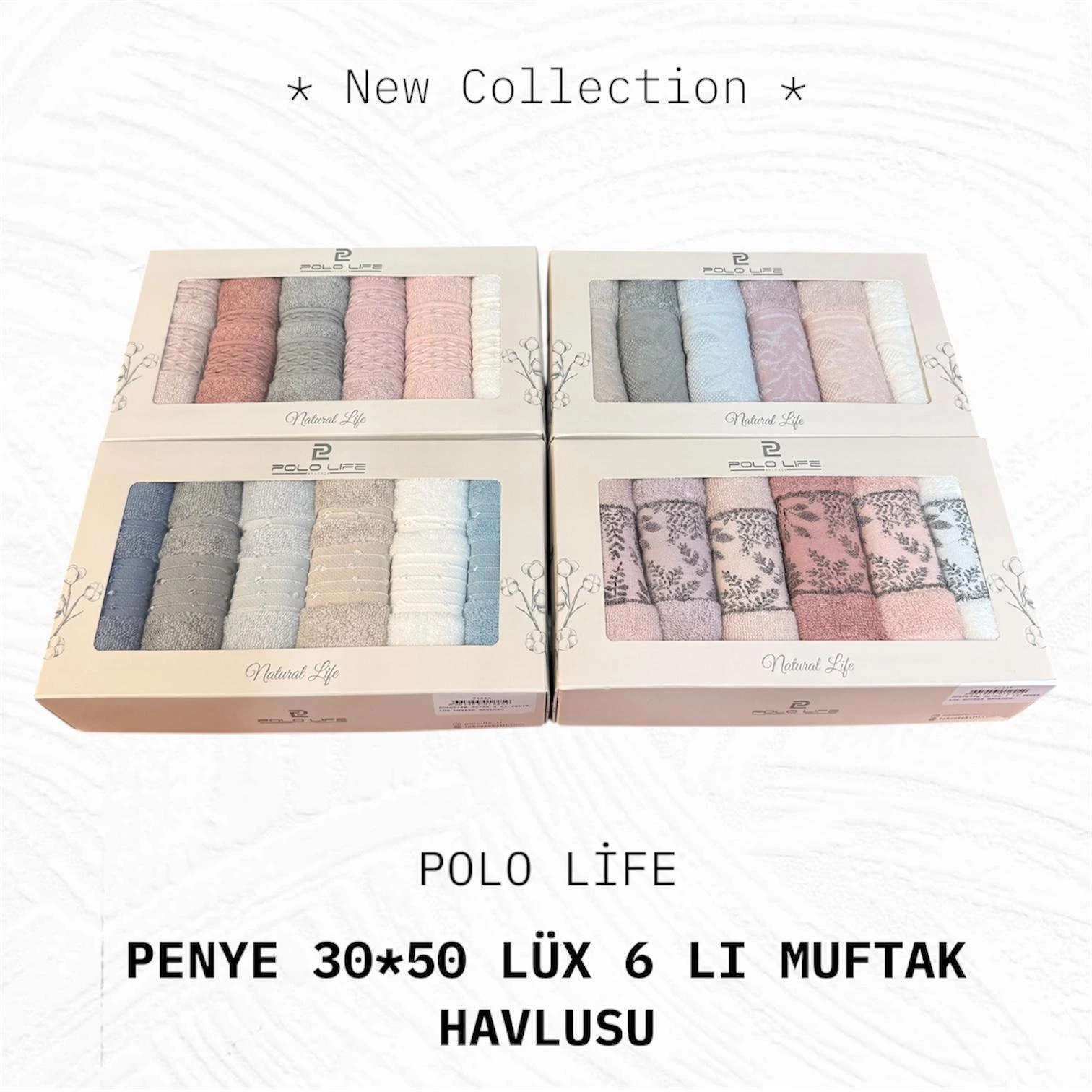 POLOLİFE 30*50 6 LI PENYE MUTFAK HAVLUSU