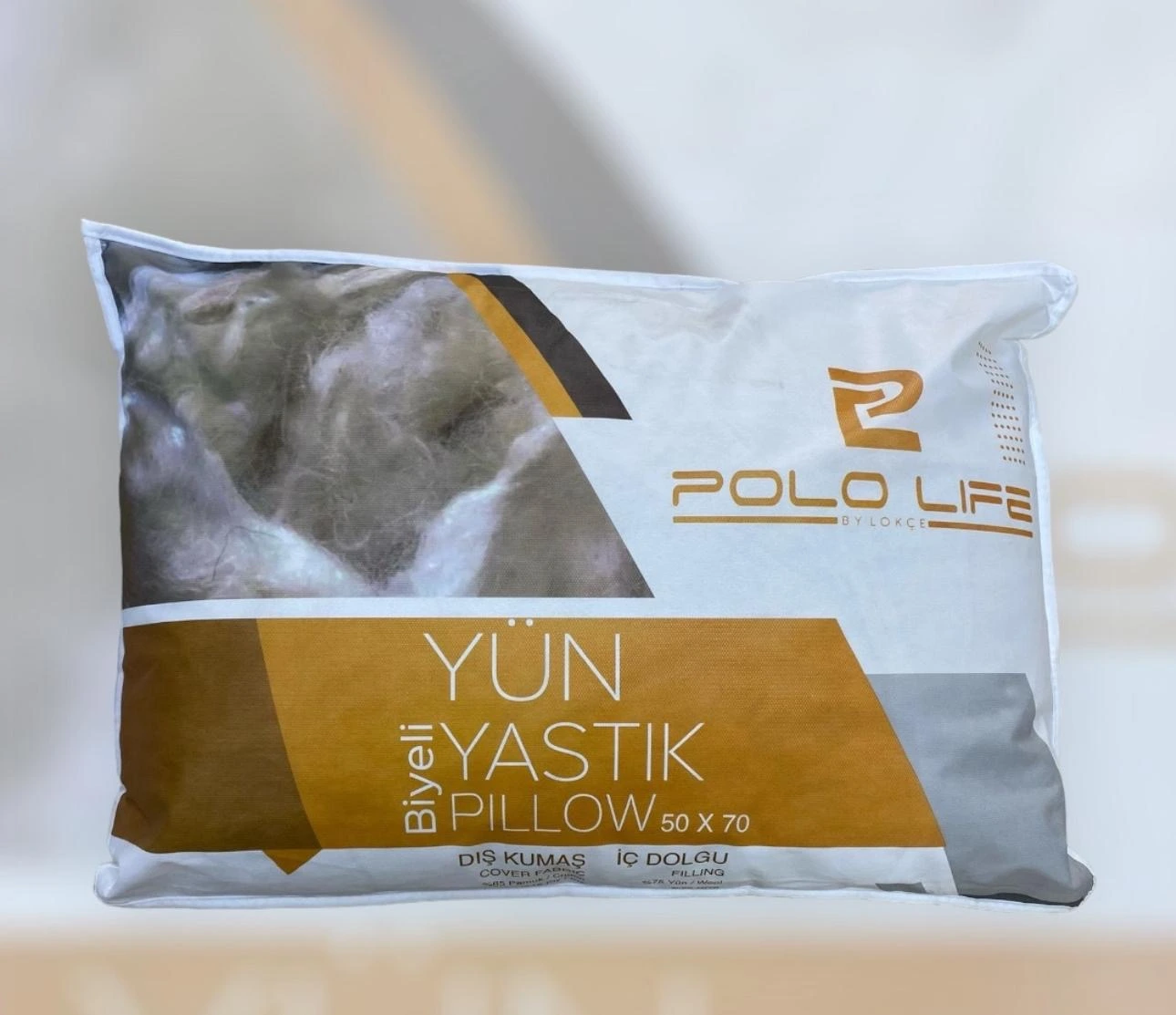 POLOLİFE YÜN YASTIK  BİYELİ